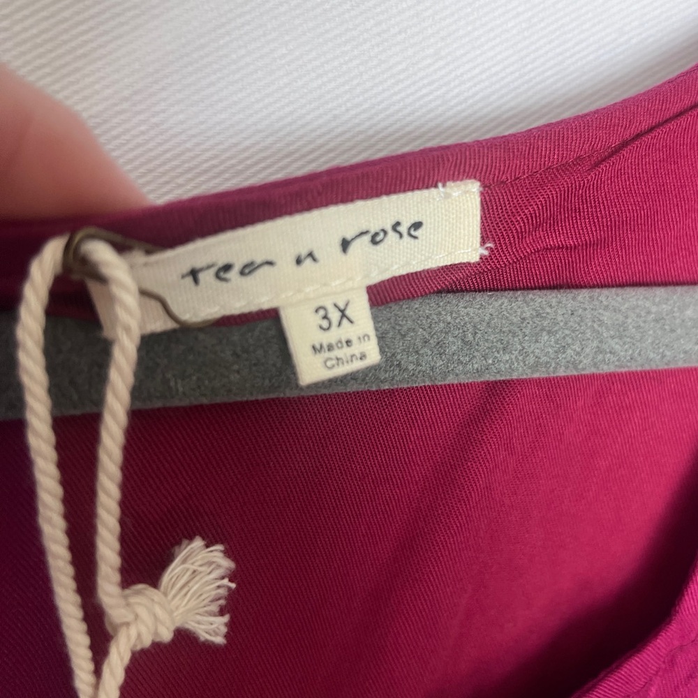 tea n rose NWT Tiered Midi Dress 3X - Picture 3 of 9